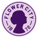 Flower City 1872 W badge