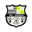 Drapeau Fougères badge