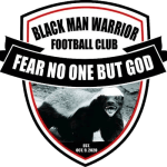 Black Man Warrior badge