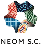 NEOM badge